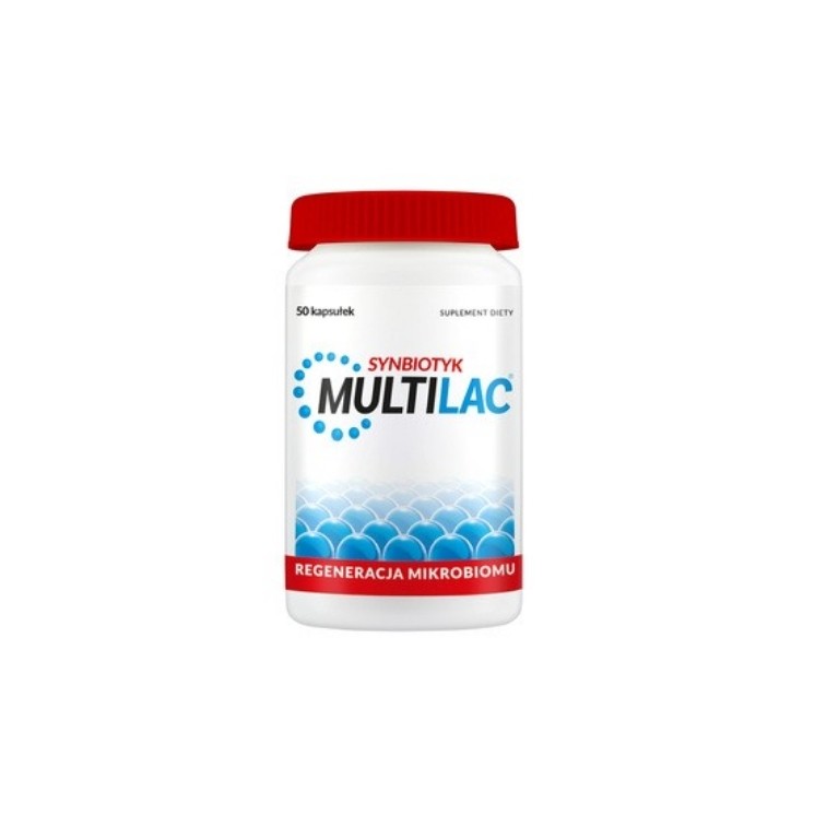 Multilac Synbiotyk (probiotyk+prebiotyk) 50 kapsułek