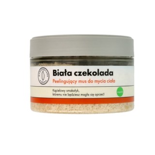 Manufaktura Piękna peelingujący Mus do mycia ciała Biała Czekolada 250 g