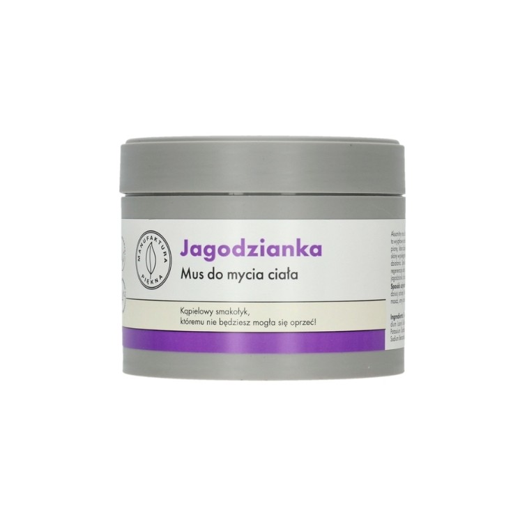 Manufaktura Piękna Mus do mycia ciała Jagodzianka 250 g