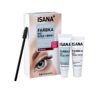 Isana Lash Color Henna for eyebrows and eyelashes Brown 1 piece