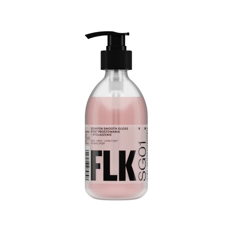 FLK Smooth Gloss Hair Shampoo Straightening + Smoothing Effect 280 ml