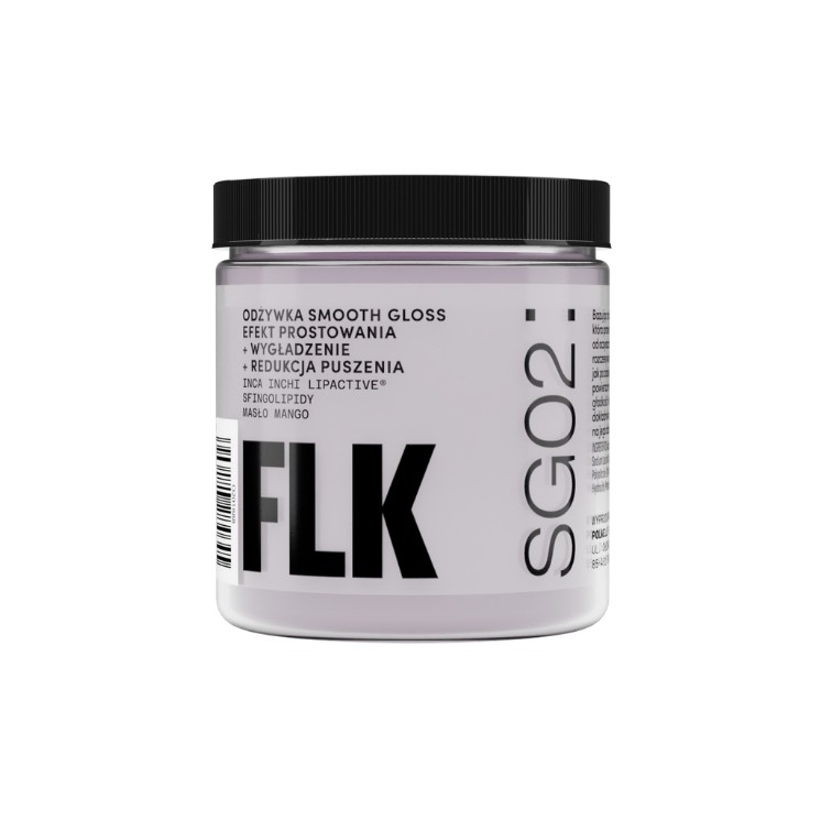 FLK Smooth Gloss Haarconditioner met gladmakend effect + verzachting + vermindering van pluizig haar 250 ml