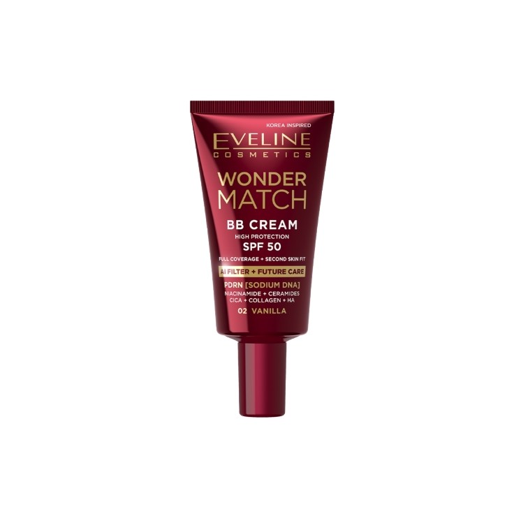 Eveline Wonder Match BB Cream met SPF50 /02/ Vanilla 30 ml