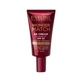 Eveline Wonder Match Krem BB z SPF50 /03/ Nude 30 ml
