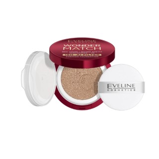 Eveline Wonder Match Covering Cushion Foundation met Niacinamide /01N/ Ivory 15 g