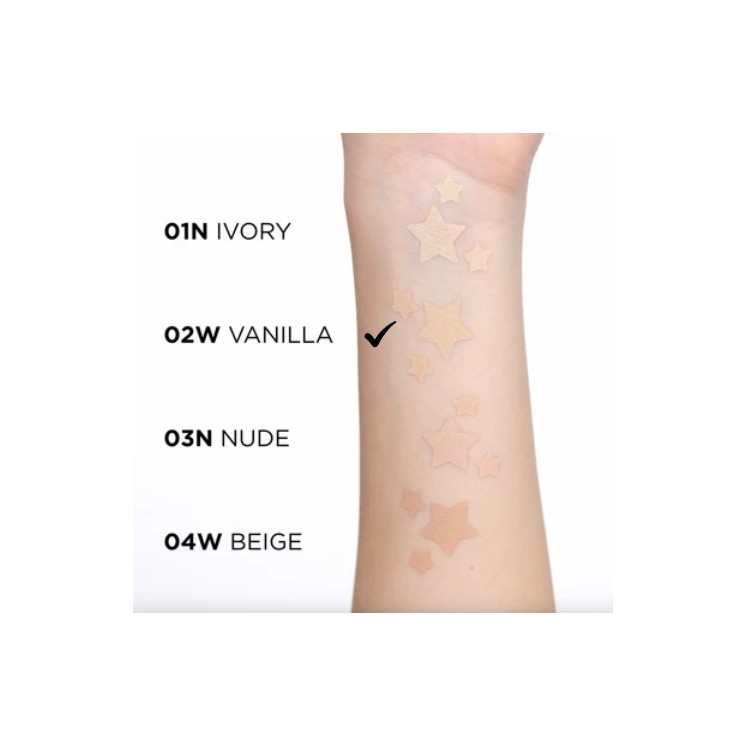 Eveline Wonder Match Covering Cushion Foundation with Niacinamide /02W/ Vanilla 15 g
