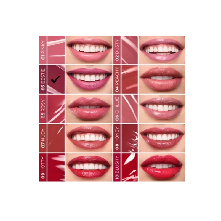 Eveline VinyLove Long-Lasting Liquid Lipstick with Gloss Effect /03/ Bestie 4 ml