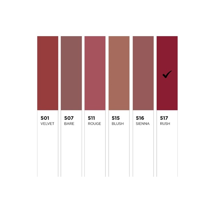 Eveline Celebrity Lips Creamy Satin Finish Lipstick /517/ Rush 1 stuk
