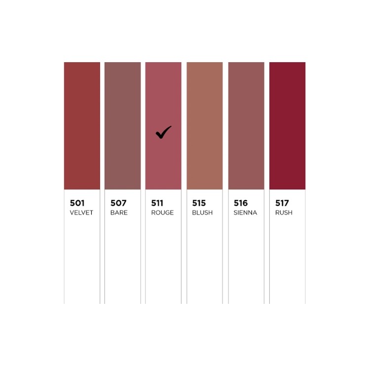 Eveline Celebrity Lips Creamy Satin Finish Lipstick /511/ Rouge 1 stuk