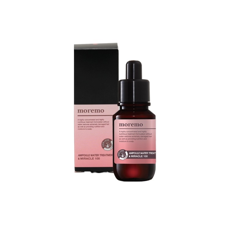 Moremo Ampoule Water Treatment Miracle 100 Voedende ampul voor hoofdhuid en haar 30 ml