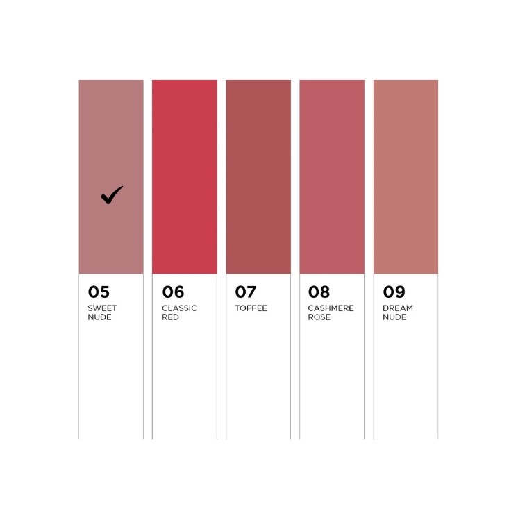 Eveline Wonder Match matte vloeibare lippenstift /05/ Sweet Nude 6,8 ml