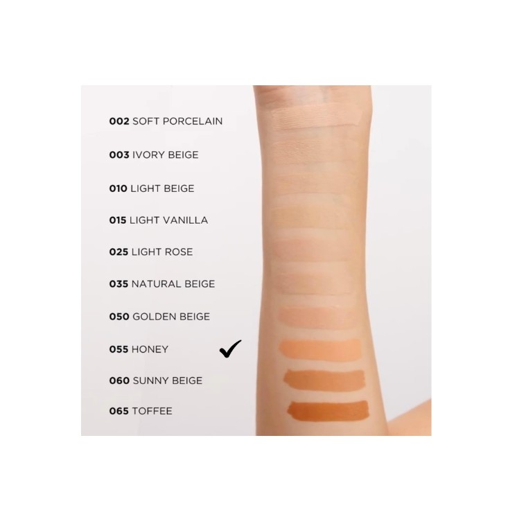 Eveline Liquid Control Gezichtsfoundation met Niacinamide in Druppelaar /055/ Honey 32 ml