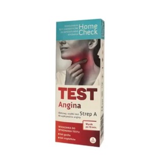 Thuistest Angina Strep A Test voor het detecteren van het antigeen van groep A streptokokken 1 stuk