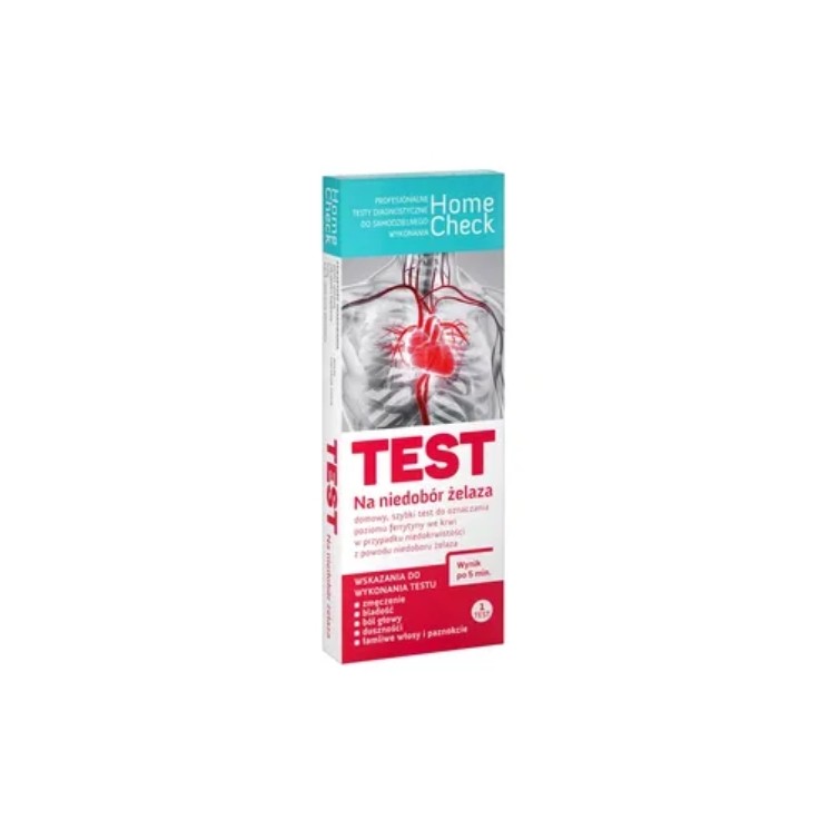 Home Check ijzertekorttestcassette 1 stuk.
