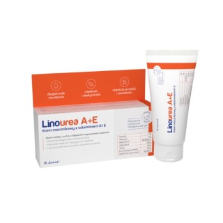 Linourea Krem mocznikowy z witaminami A+E 50 g