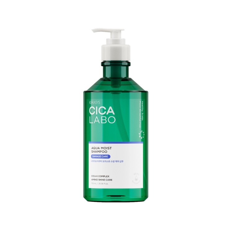 Kerasys Cica Labo Super Aqua Shampoo for dry, damaged and weakened hair 750 ml