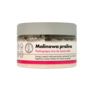 Manufaktura Piękna Exfoliërende lichaamswasmousse Frambozenpraline 250 g