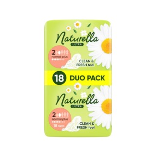 Naturella Duo Pack Normal Plus maandverband, 18 stuks