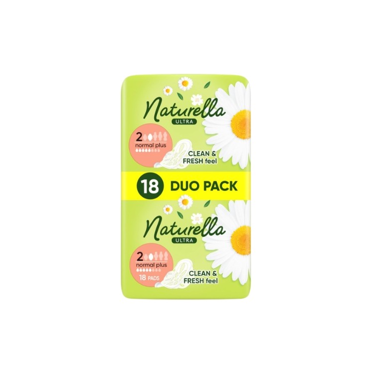 Naturella Duo Pack Normal Plus maandverband, 18 stuks