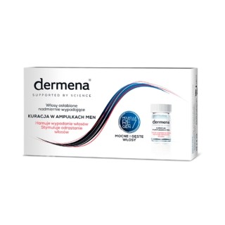 Dermena Hair Care Men Anti-hair Loss Treatment in Ampoules 15 x 5 ml