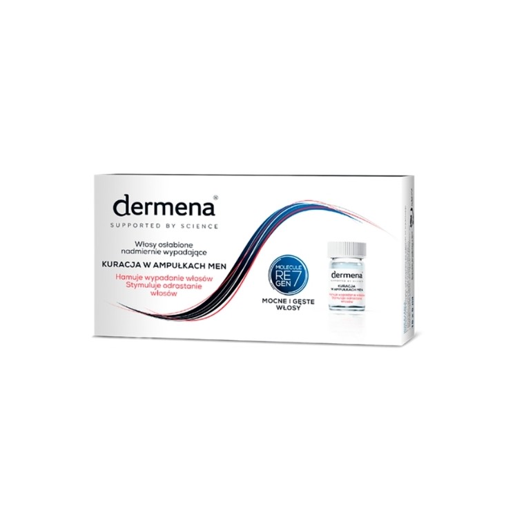 Dermena Hair Care Men Anti-hair Loss Treatment in Ampoules 15 x 5 ml