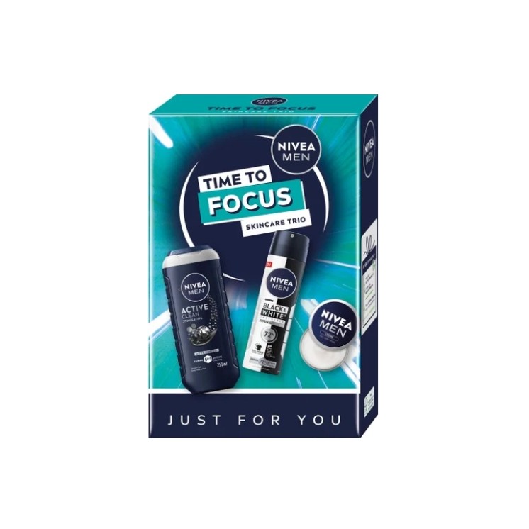 Nivea Men Time To Focus Zestaw prezentowy dla mężczyzn 