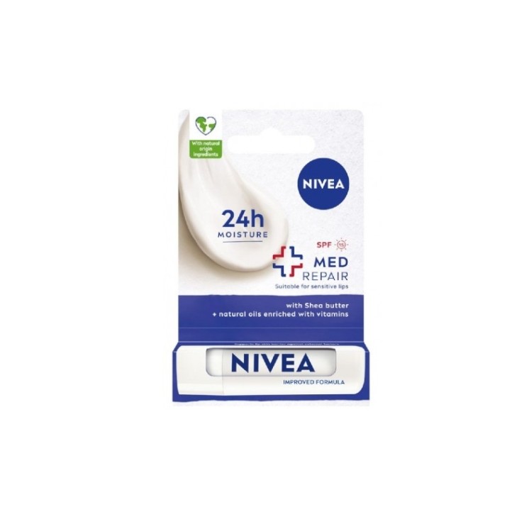 Nivea Protective Lip Balm Med Repair SPF15 4,8 ml