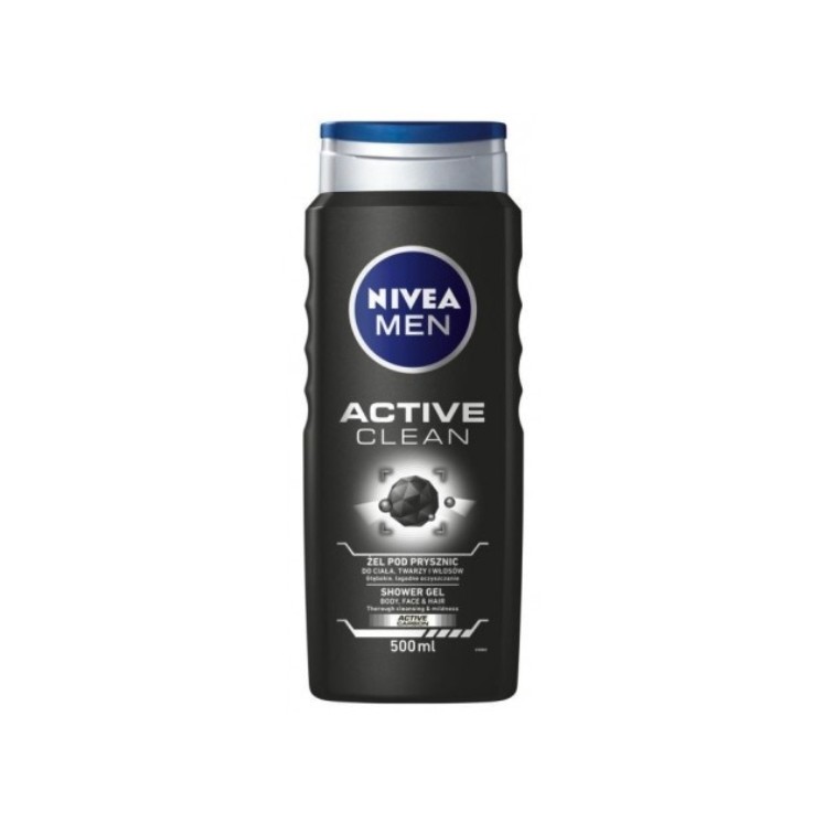 Nivea Men Active Clean Shower Gel 500 ml