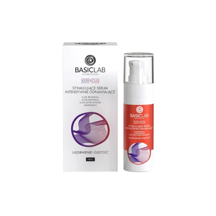 BasicLab Esteticus stimulating Intensively Renewing Facial Serum 0.3 3% Retinol 30 ml