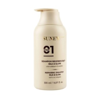 Sunew Med+ Silk & Glow Regenererende Haarshampoo 500 ml
