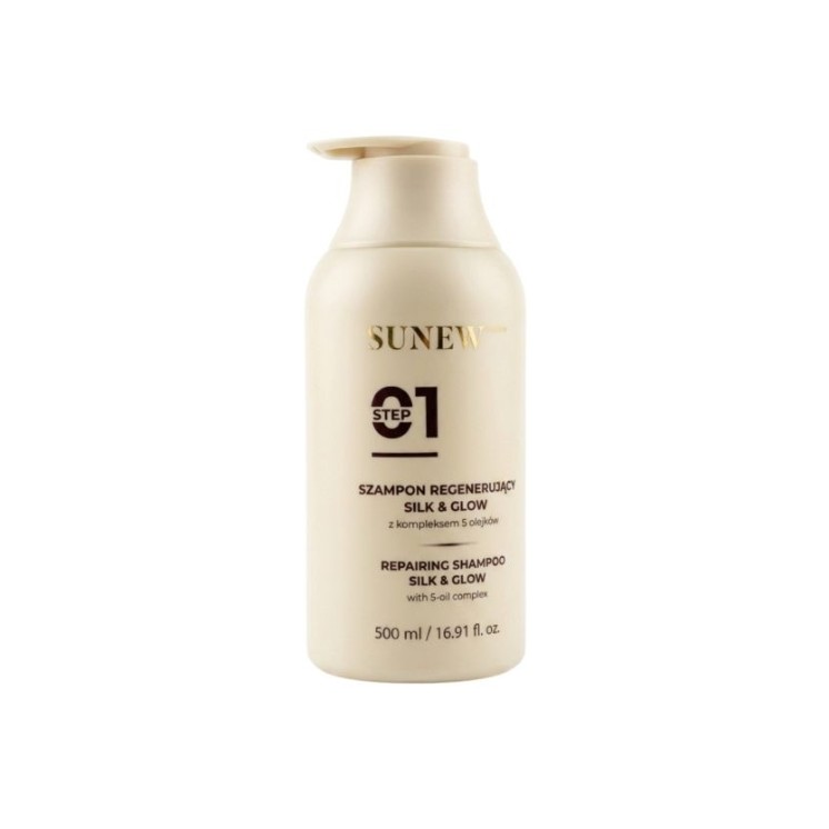 Sunew Med+ Silk& Glow Regenerating Hair Shampoo 500 ml