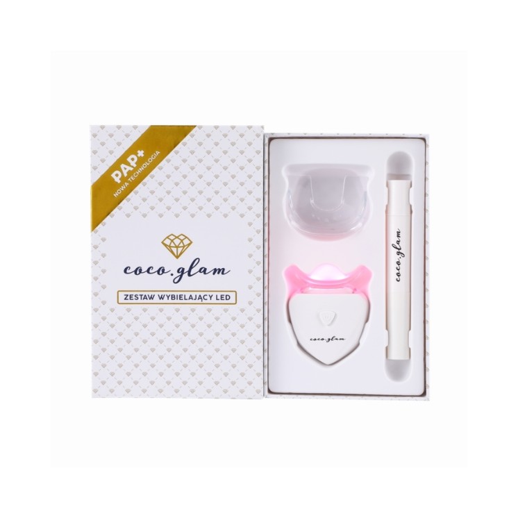 Coco Glam Pap+ Tandenbleekset Wit 1 stuk