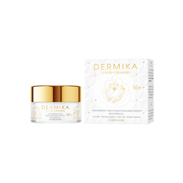 Dermika Luxury Ceramides Anti-Wrinkle Regenerating Face Cream 50+ 50 ml