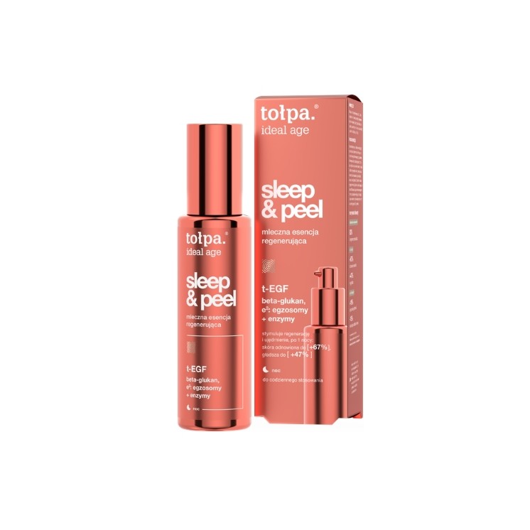 Tołpa Ideal Age mleczna, regenerująca Esencja do twarzy na noc 70 ml