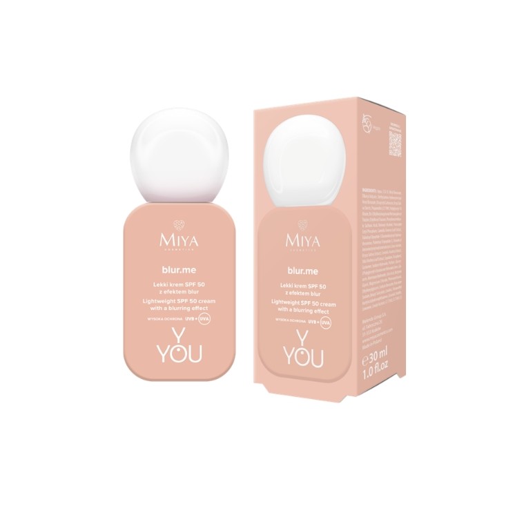 Miya Cosmetics Y.YOU blur .me light Evening Face Cream SPF50 30 ml