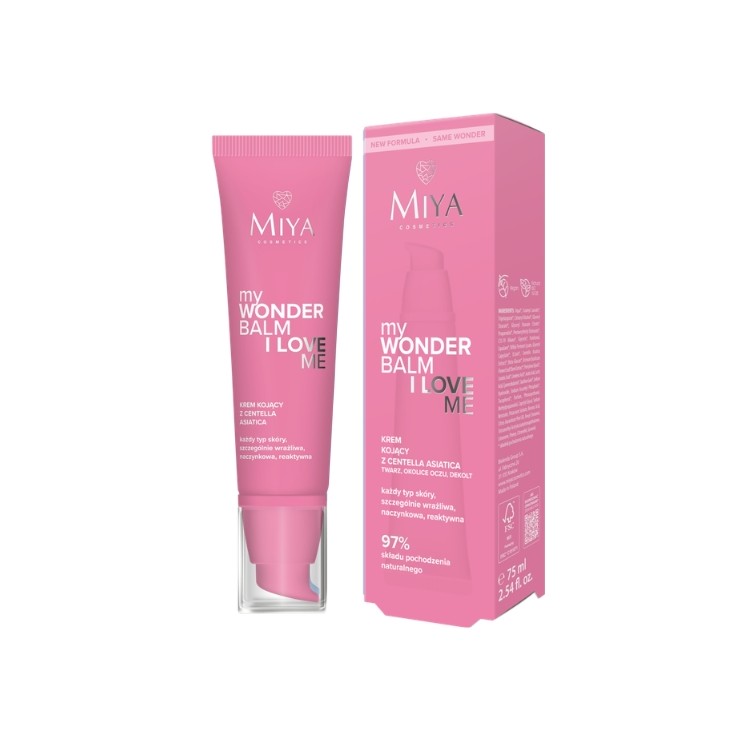 Miya Cosmetics myWONDERBALM I Love Me kojący Krem do twarzy z Centella Asiatica 75 ml