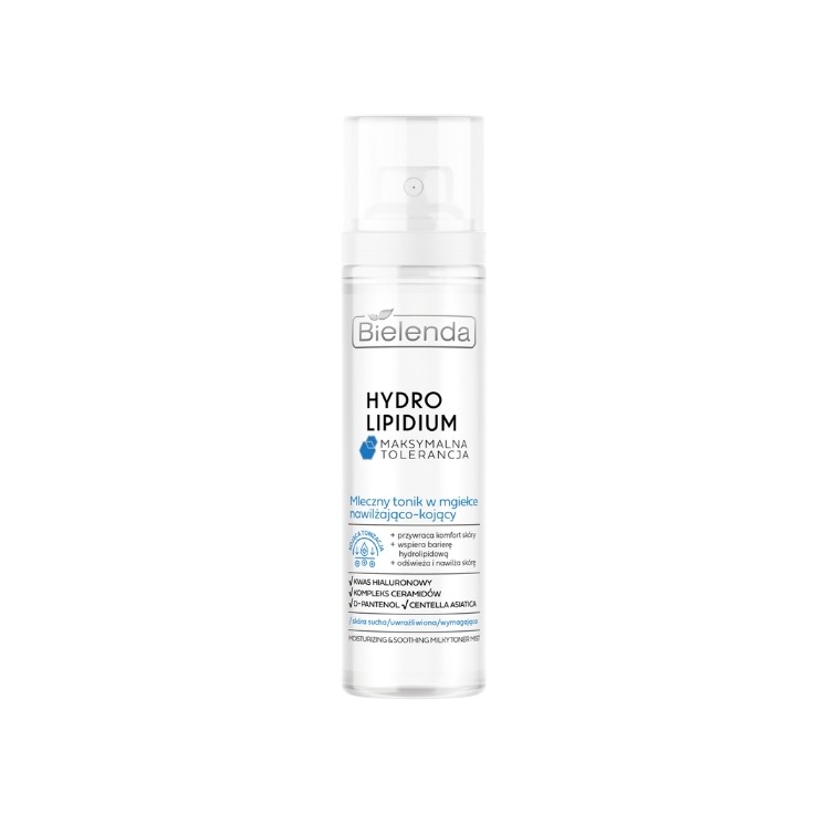 Bielenda Hydro Lipidium hydraterende en verzachtende gezichtstoner mist (melkachtig) 100 ml