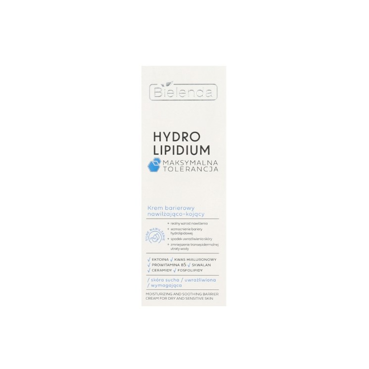 Bielenda Hydro Lipidium barierowy Krem do twarzy nawilżająco-kojący 50 ml