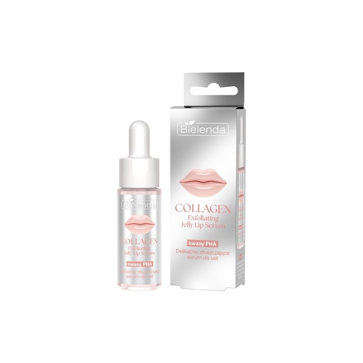 Bielenda Collagen Jelly Lip Mask delikatnie złuszczające Serum do ust 10 ml