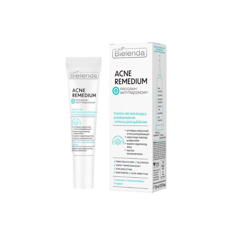 Bielenda Acne Spot Remedy Crème-gel vermindert verkleuringen en acne-lesies 15 ml