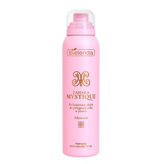 Bielenda Zahara Mystique geparfumeerde Delyra Rose bodyolie in schuimvorm 150 ml