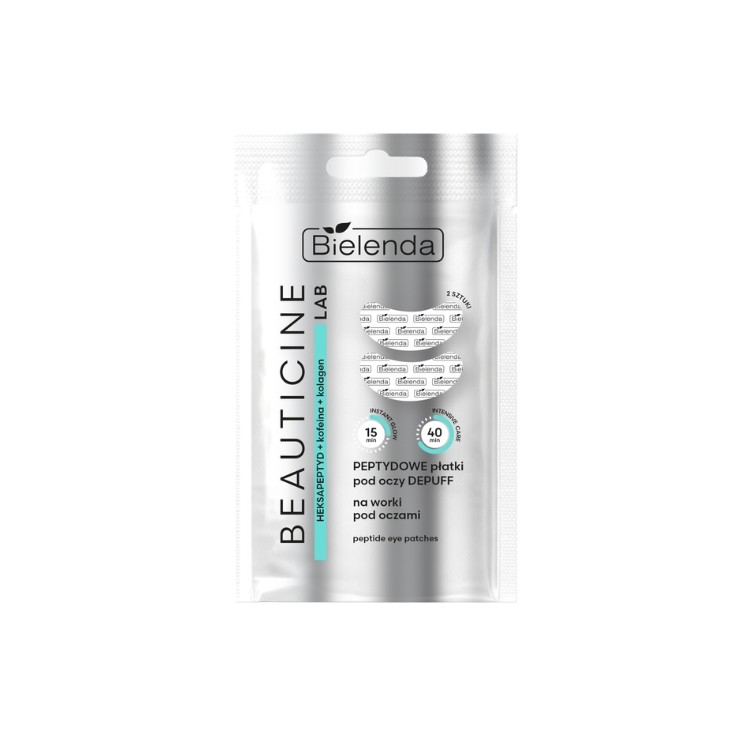 Bielenda Beauticine Lab Peptide Oogpatches met Hexapeptide, 2 stuks