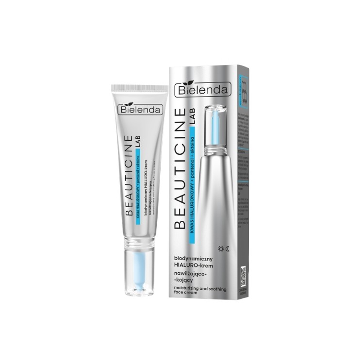 Bielenda Beauticine Lab hydraterende en verzachtende Hyaluro-gezichtscrème 40 ml