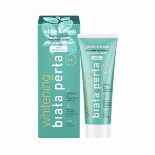 Biała Perła Whitening White & Fresh Moringa Pasta do zębów 75 ml