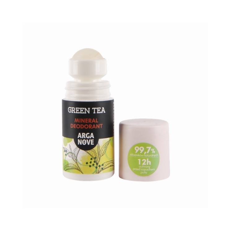 Arganove Mineral Roll-on Alum Deodorant Green Thee 50 ml