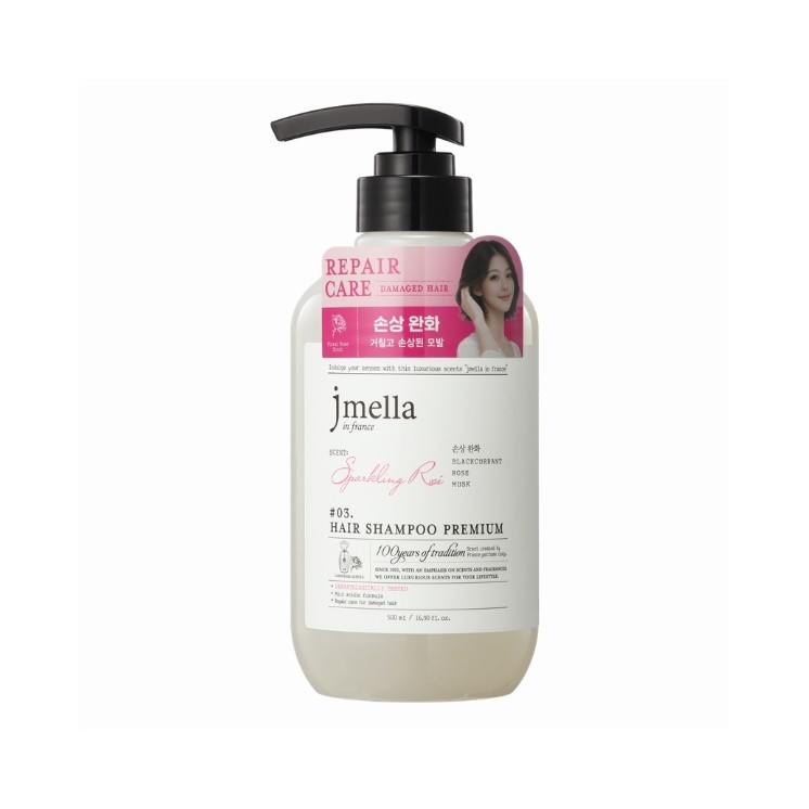 Jmella in France Sparkling Rose perfumowany, regenerujący Szampon do włosów 500 ml