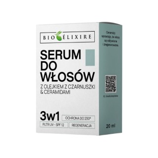 BioElixire 3-in-1 Haarserum met Zwarte Komijnolie en Ceramide 20 ml