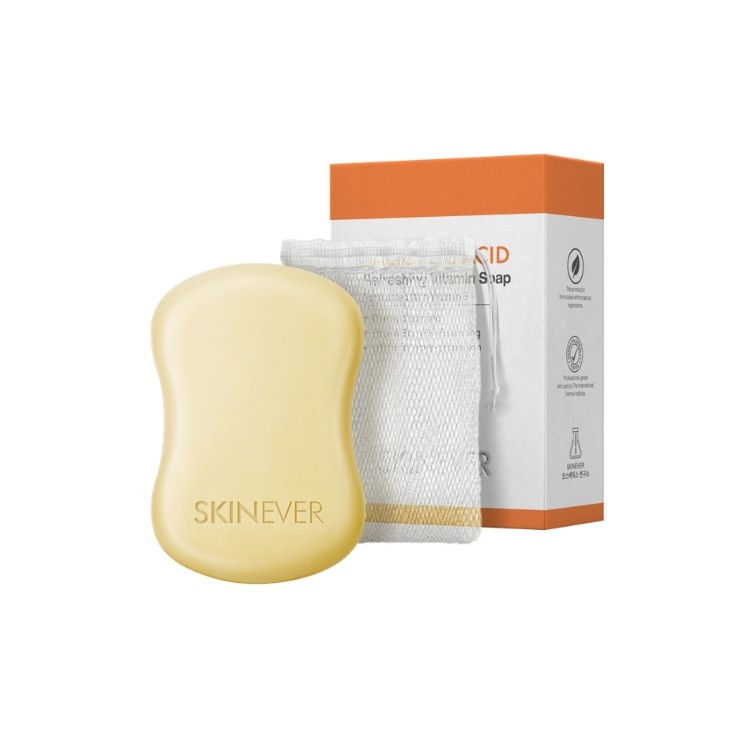 SkinEver Bar Soap for Hands, Body and Face Salicylic Acid 100 g