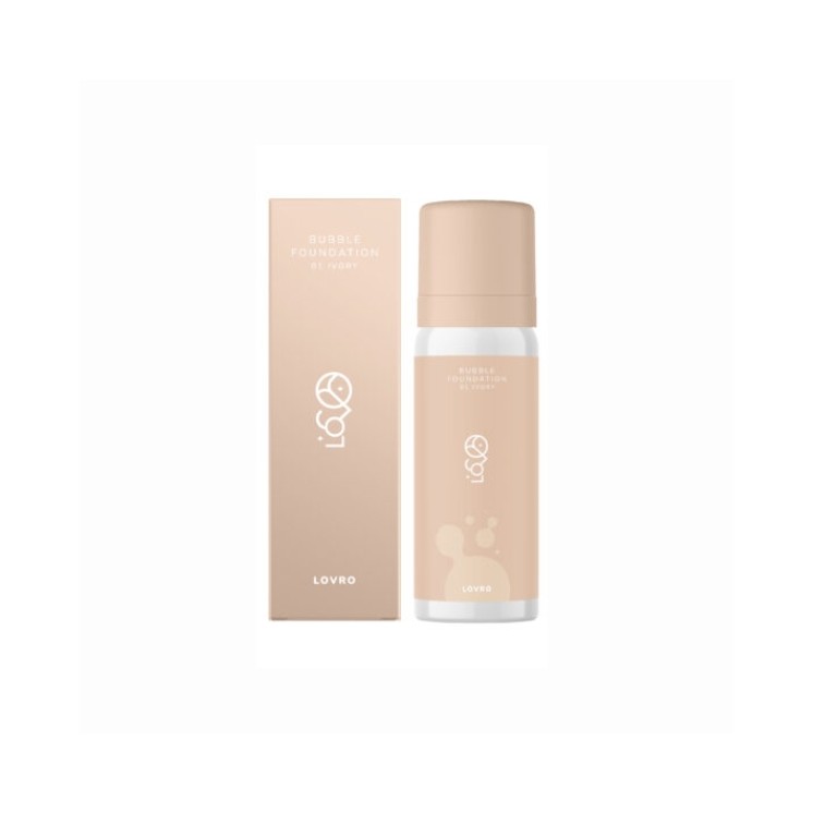 Lovro Bubble Foundation, luchtige, verhelderende foundation /01/ Ivory 50 ml