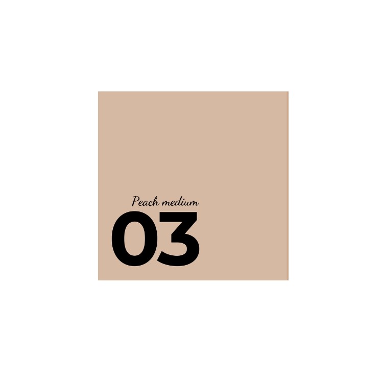 Stars from the stars MOON TOUCH verfraaiende en verzorgende foundation 03 Peach Medium 25 g